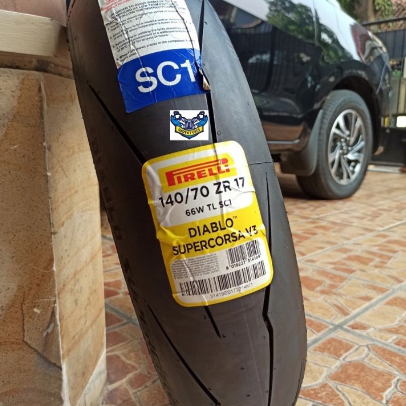 Jual BAN PIRELLI DIABLO SUPERCORSA V3 (import), 110/70-17, 120