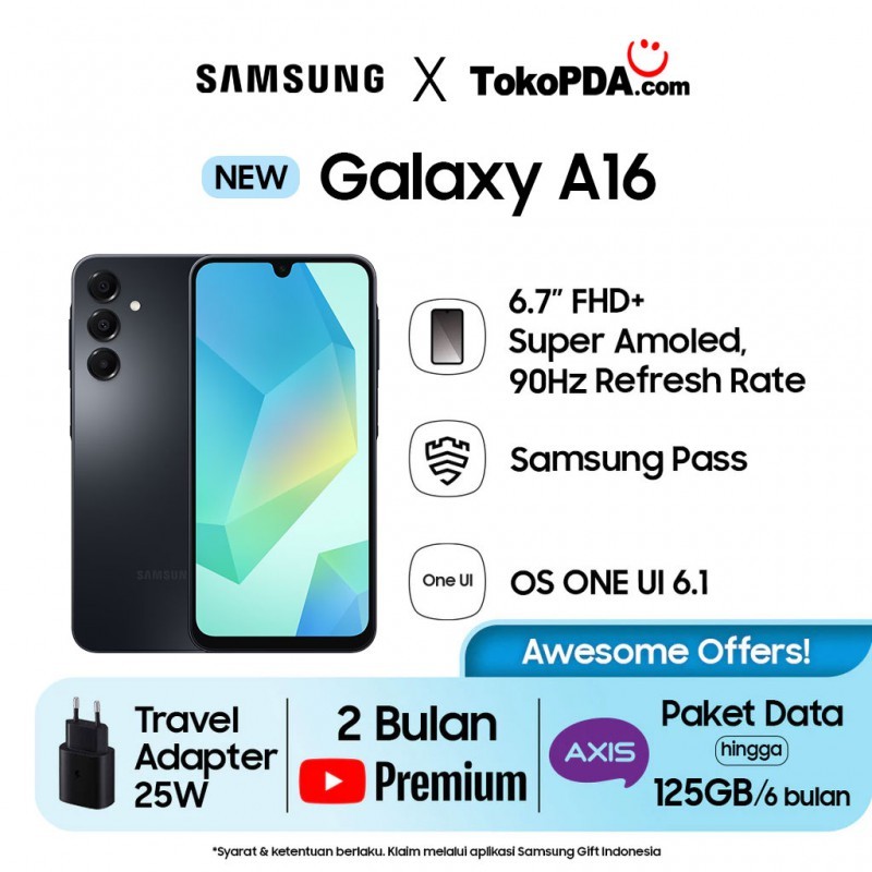 Jual Samsung Galaxy A16 LTE 8GB 128GB Garansi Resmi Samsung Indonesia 1