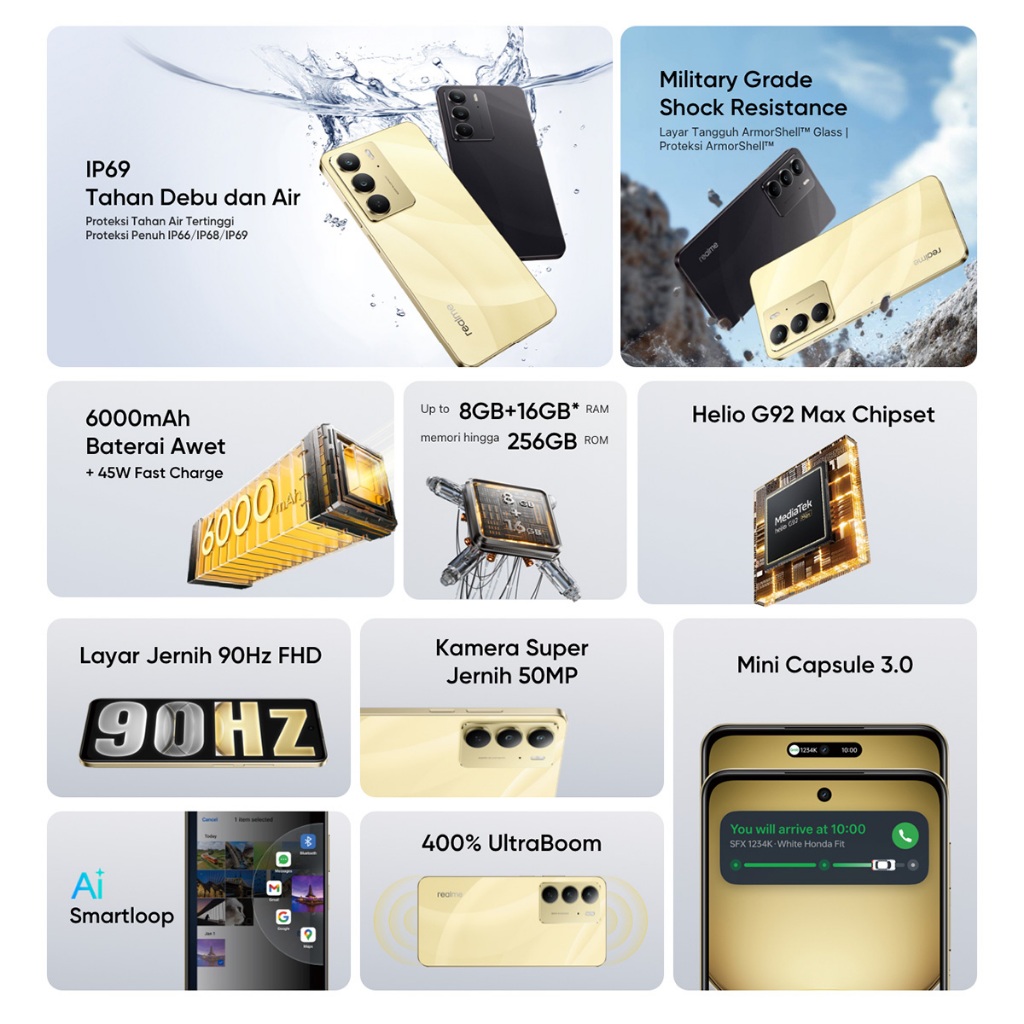 Kamera Realme C75