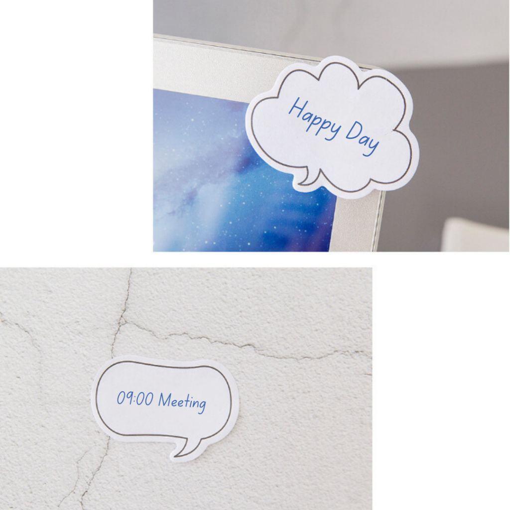 Jual GOJI Sticky Notes Dialog Isi 30 Lembar Komik Putih Stick Note ...