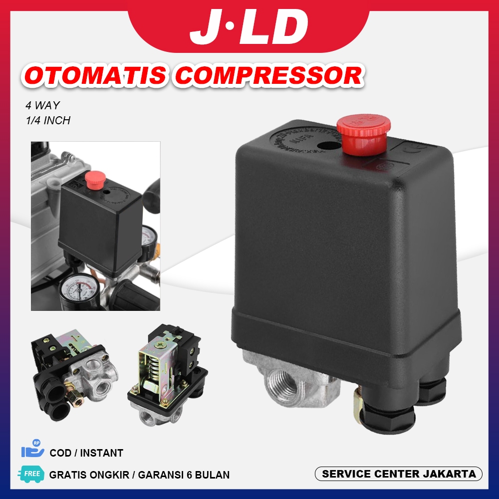 Jual JLD Automatic Pressure Switch Otomatis Compressor 4 Way Control ...