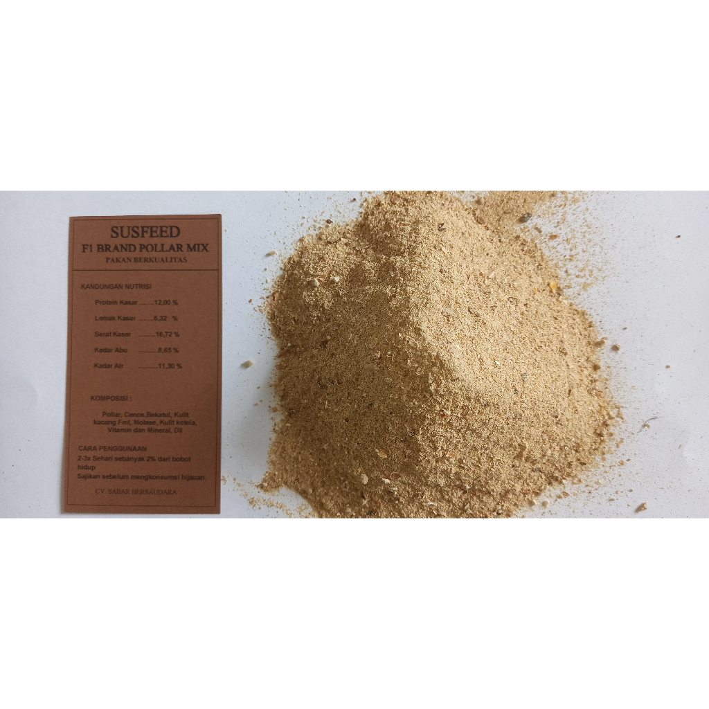 Jual (50 KG) SUSFEED F1 POLLARD MIX - PAKAN SAPI KAMBING DOMBA AYAM ...