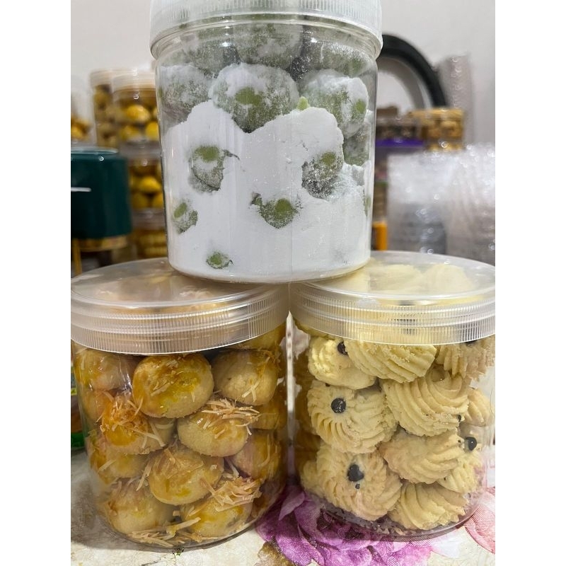 Jual paket hemat 3 toples bebas pilih variant kue(600 ml) | Shopee ...