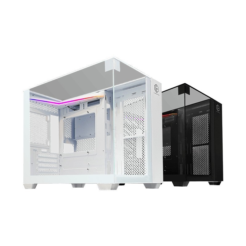 Jual Casing PC Cube Gaming Licka M-atx Front Left & Top Tempered Glass ...