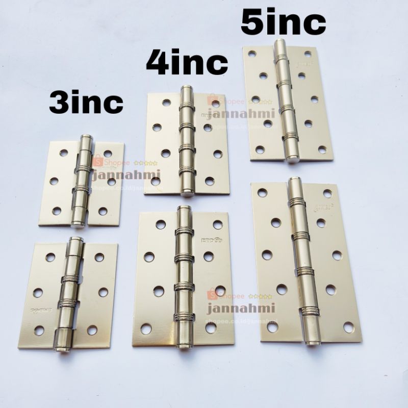 Jual engsel tebal ENGSEL PINTU engsel JENDELA engsel 3inc 4inc 5inc ...