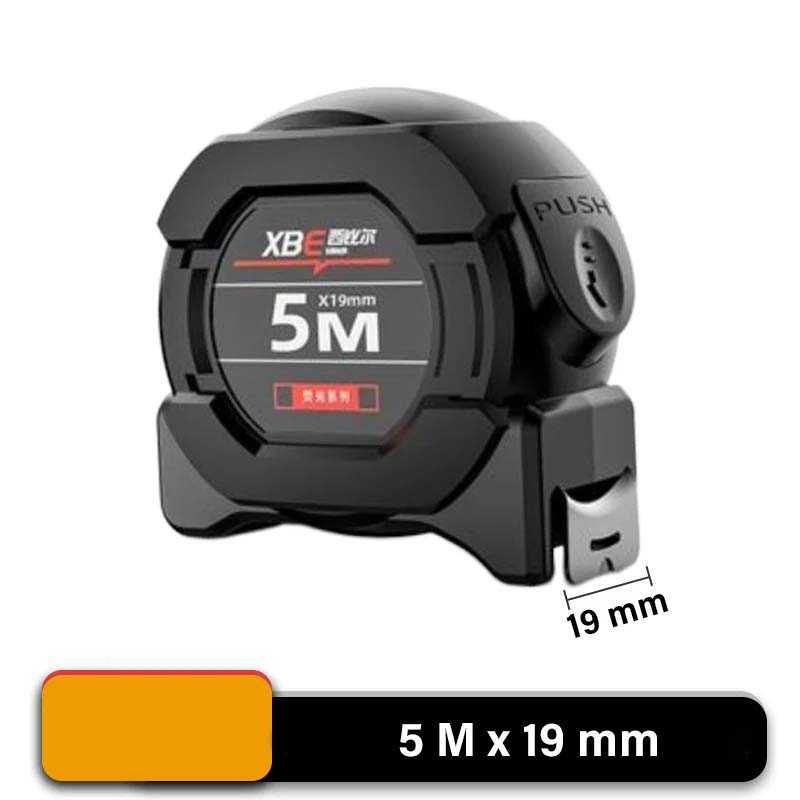 Jual Roll Meteran ukur Retractable Ruler Automatic Locking 5M - XBE5M ...