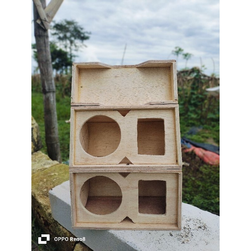 Jual box speaker miniatur 4 inch line array single plus tweter kotak ...