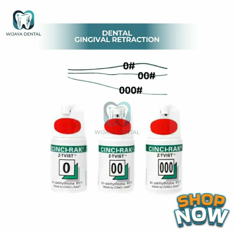 Cordon De Rétraction Gingivale Tressé - Tailles 000 à 2 - Pour Dentisterie Et Laboratoire Dentaire