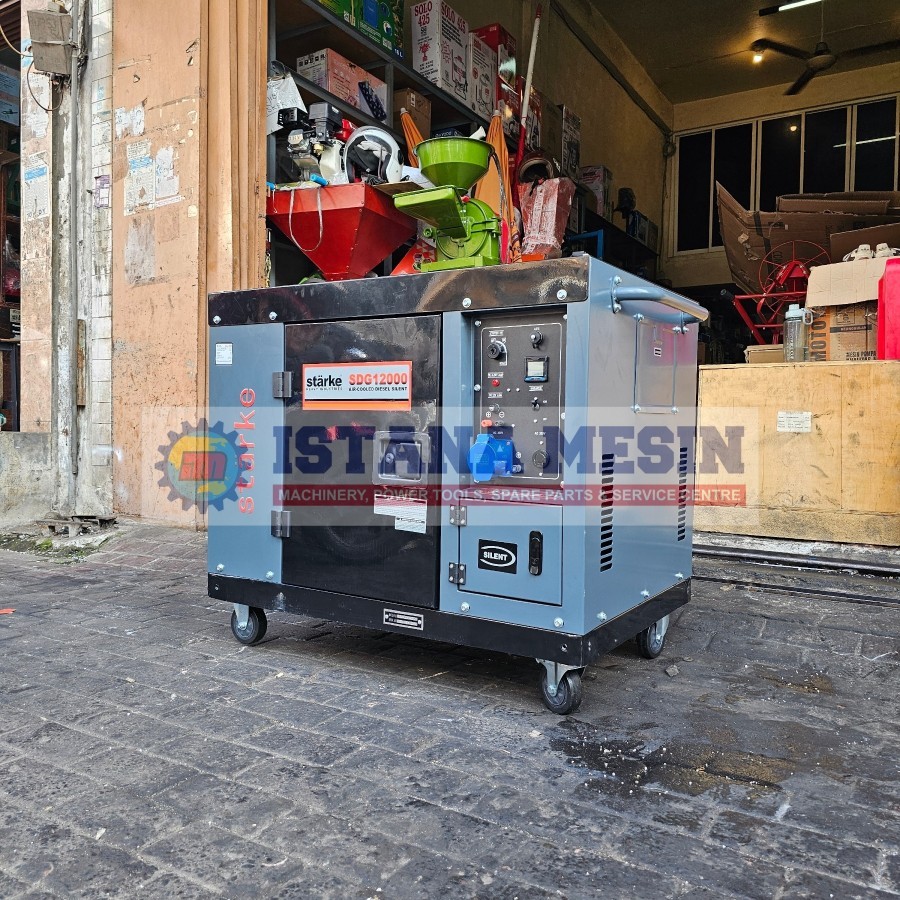 Jual 10KVA GENSET SOLAR 8500W STARTER DIESEL GENERATOR STARKE SDG 12000 ...