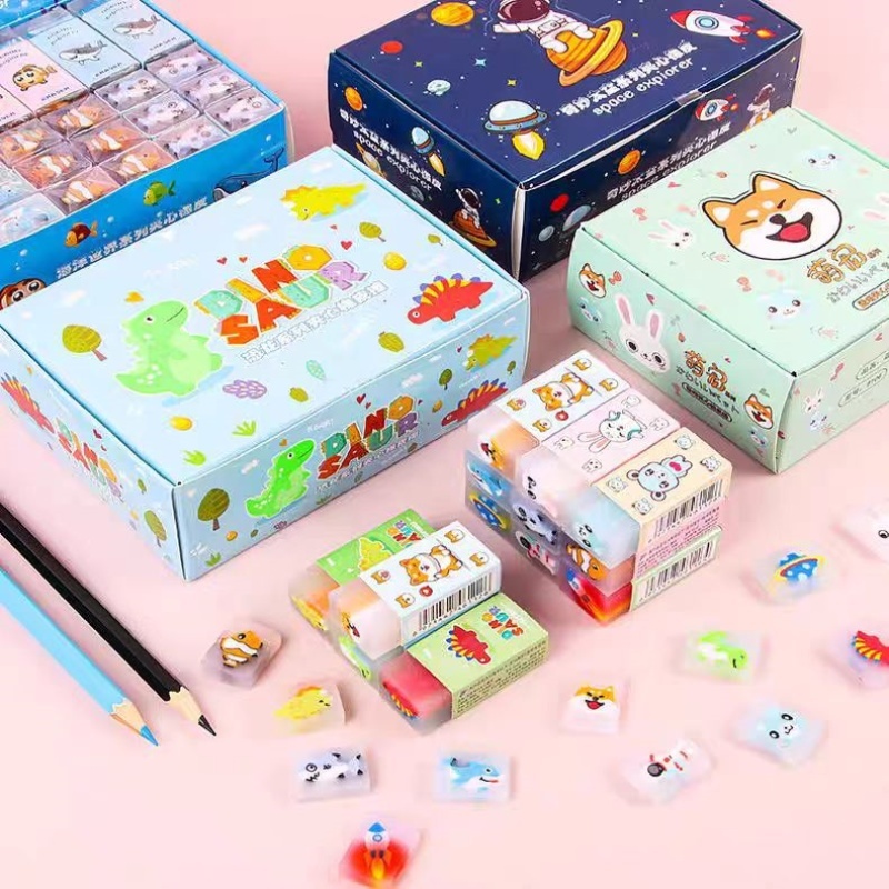 VELLE Penghapus Pensil Bermotif/Penghapus Lucu/Penghapus Aesthetic/Fruits Eraser/Penghapus Karakter/Sweet Eraser Anak Sekolah Karakter/Hapusan Pensil/Penghapus Mini