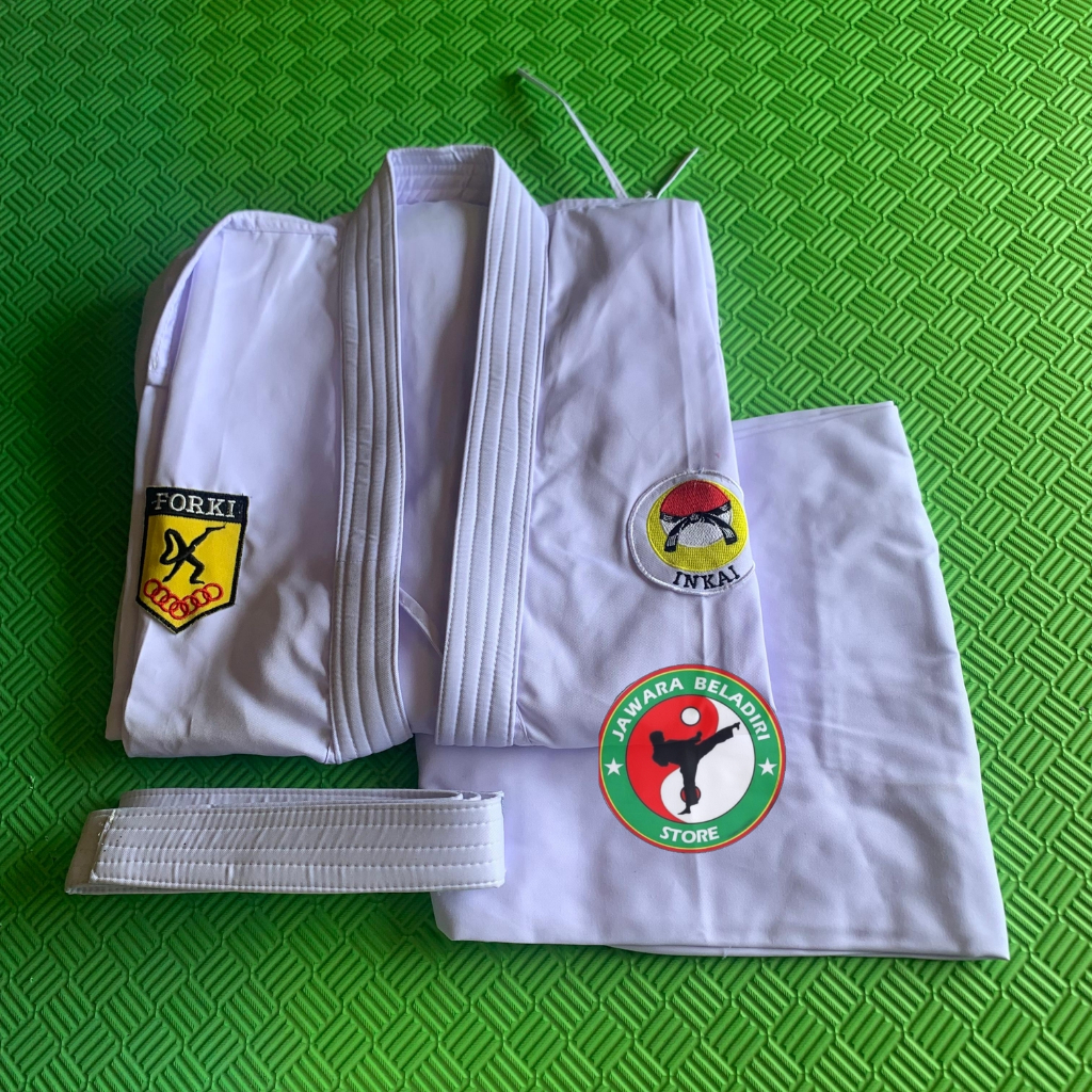 Jual (Bonus sabuk) Baju Karate INKAI Dewasa seragam beladiri karate ...