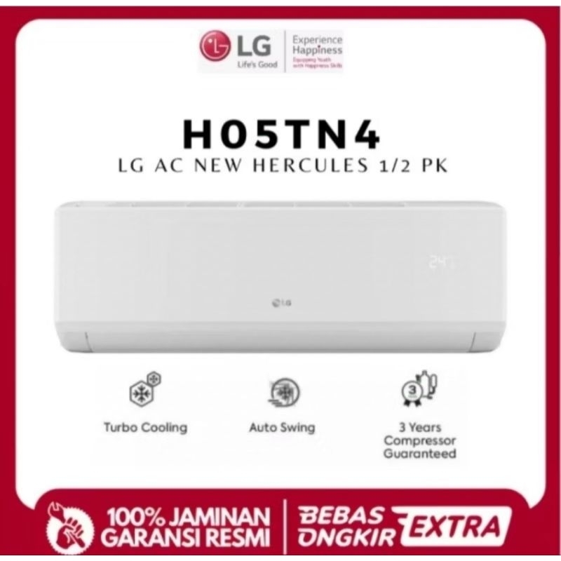 Jual AC LG NEW HERCULES 1/2 PK - HO5TN4 GARANSI RESMI | Shopee Indonesia