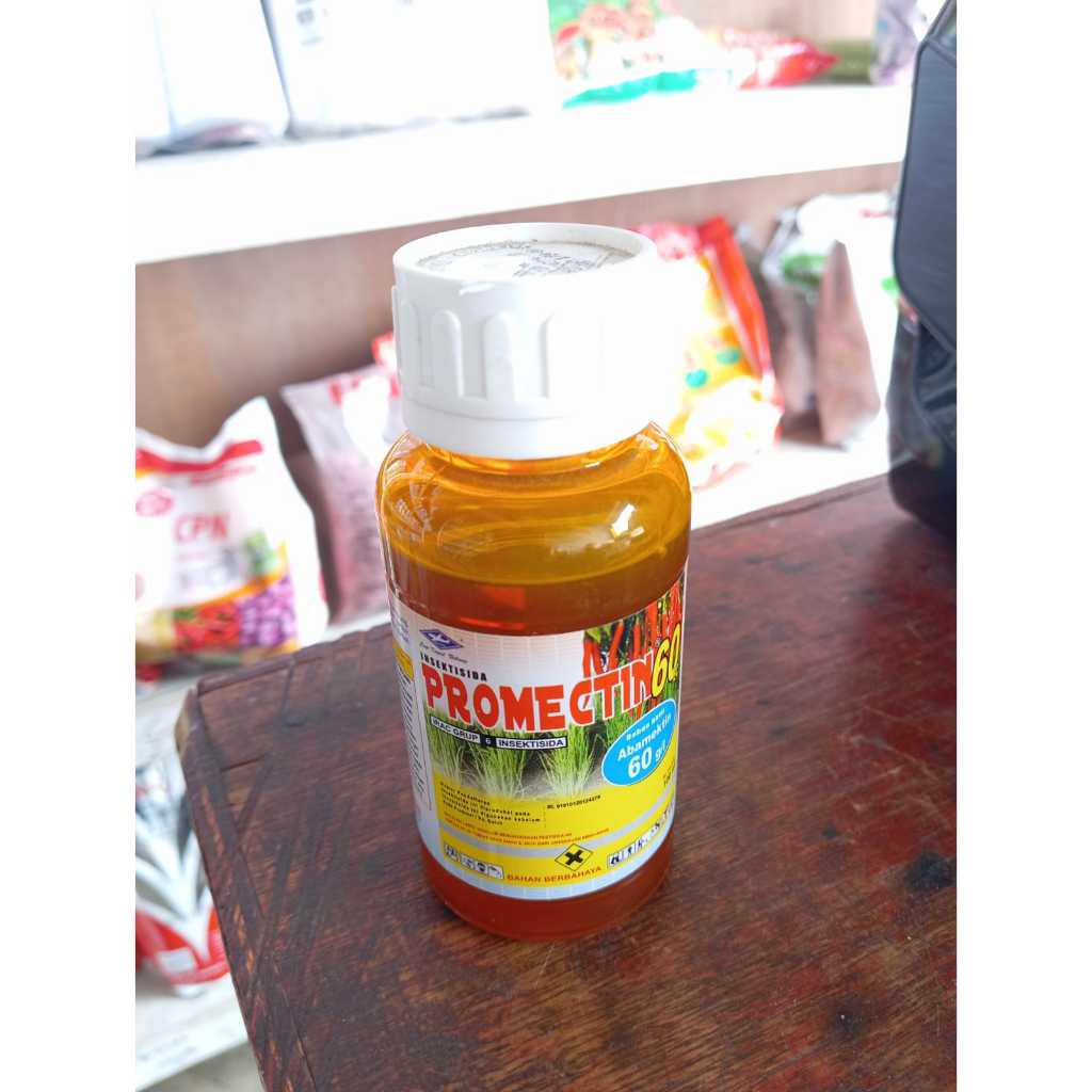 Jual PROMECTIN 60EC 100 ML INSEKTISIDA UTK ULAT GRAYAK, KUTU DAUN ...