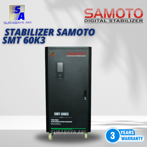 Jual SAMOTO Stabilizer 60000VA Stavolt Three Phase Stavolt SMT60KVA 3 ...