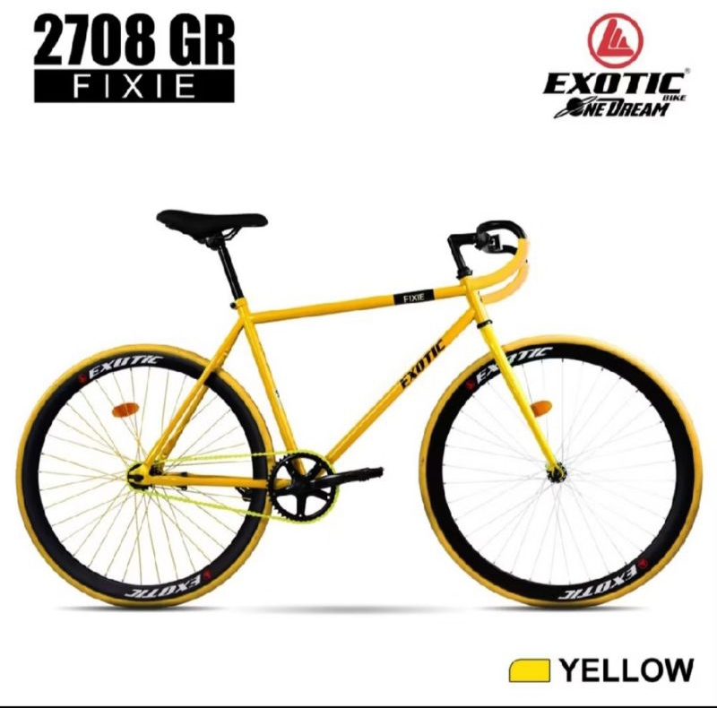 Jual Sepeda Fixie Roadbike 700cc 2708GR Exotic | Shopee Indonesia