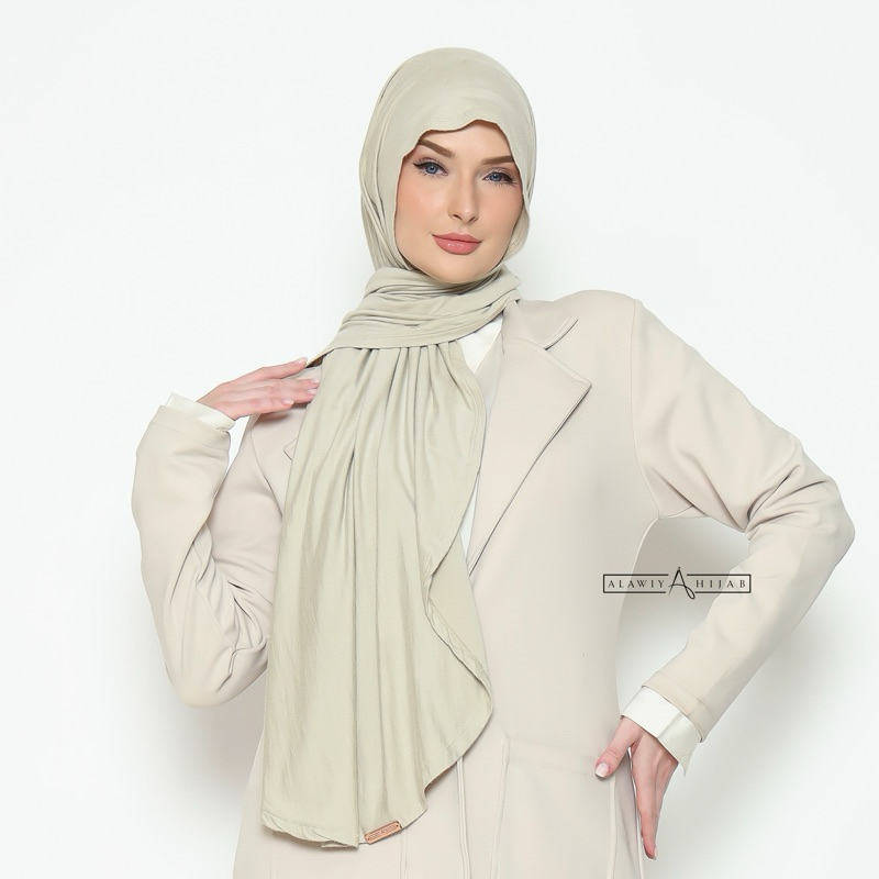 Alawiyahijab Jeema TENCEL™ Oval Pashmina Anti Bacterial Tencel Modal (Bukan Pashmina Kaos Rayon