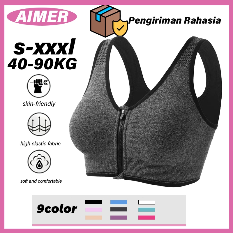 Jual AIMER Sport Bra jumbo gym bra Olahraga stretch wanita Women Yoga ...
