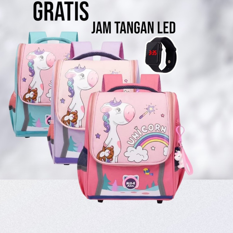 Jual Tasoki - Populer Tas Ransel Sekolah Anak Perempuan Unicorn Anak ...