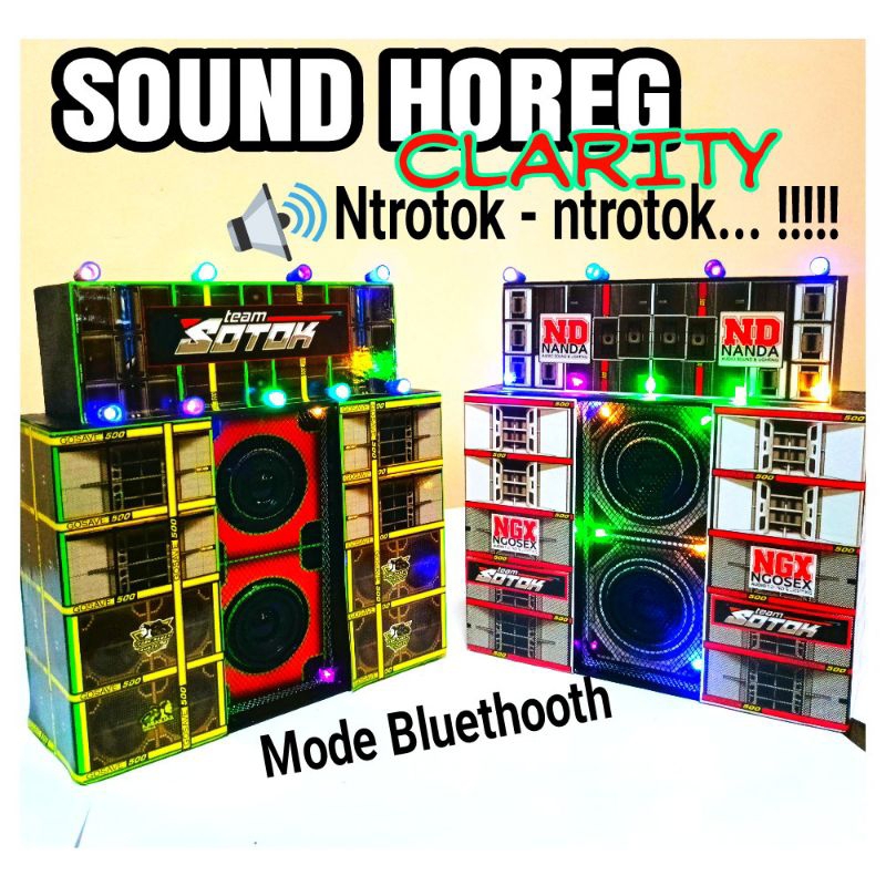 Jual MINIATUR SOUND SYSTEM HOREG Clarity full Ntrotok Ntrotok Mindle ...