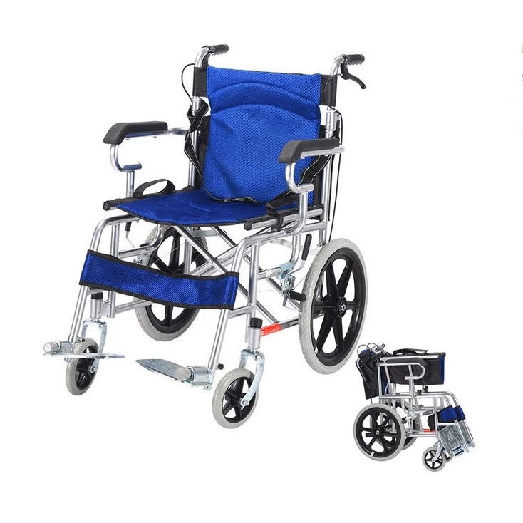 [UNIK88] Kursi Roda Lansia Lipat Travel Medis Ukuran 16/20/24Inch Berkualitas | AutoStock