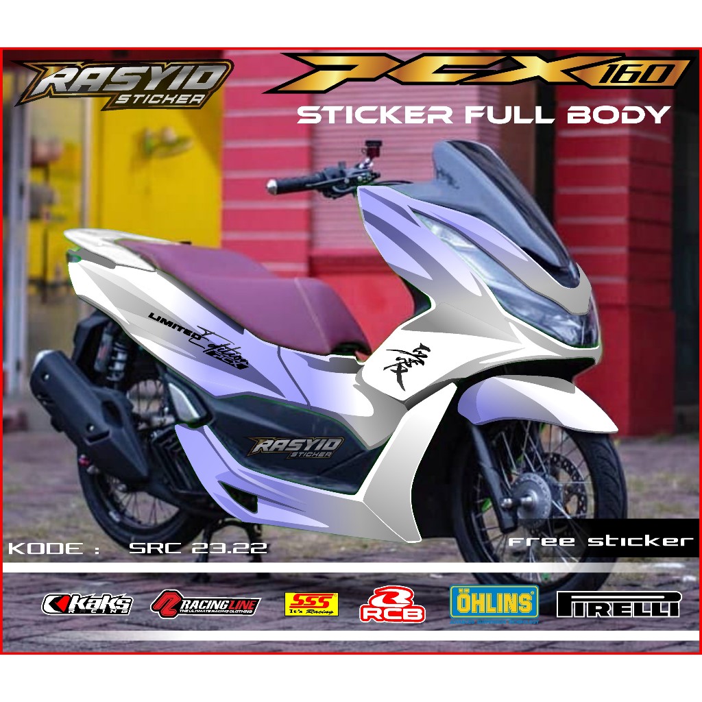 Jual COD Sticker Decal Pcx 160 Full body Honda PCX Cbs Abs 160 Tahun ...