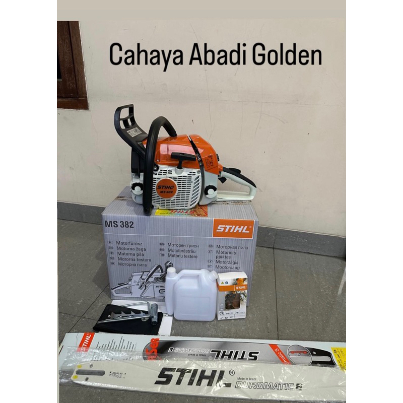 Jual Mesin Chainsaw Senso Gergaji Mesin MS 382 Bar 25 Inch STIHL ...
