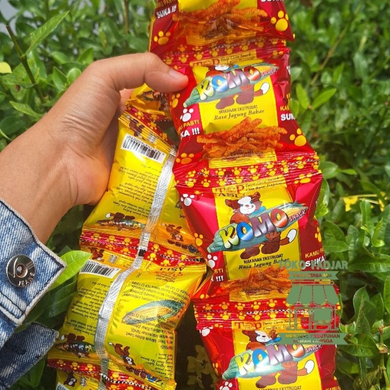 Jual KOMO SNACK 500 PER DUS ISI 4 RENCENG (40 BKS) | Shopee Indonesia