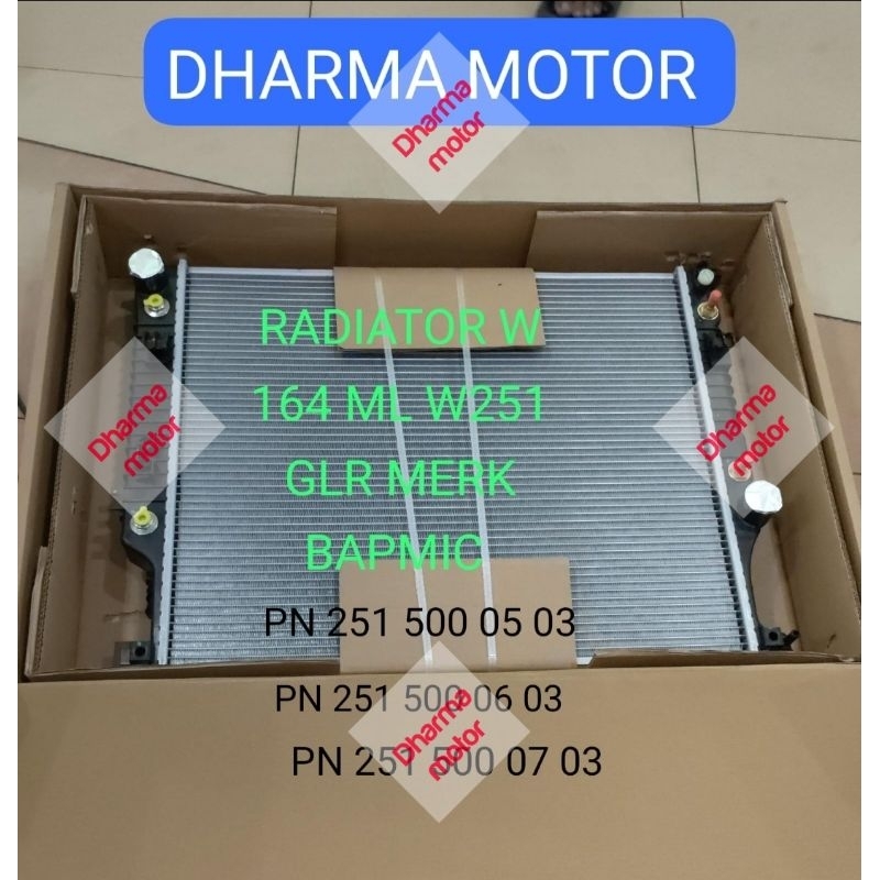 Jual RADIATOR W164 W 251 ML GLR MERK BAPMIC PN A2515000603-2515000703 ...