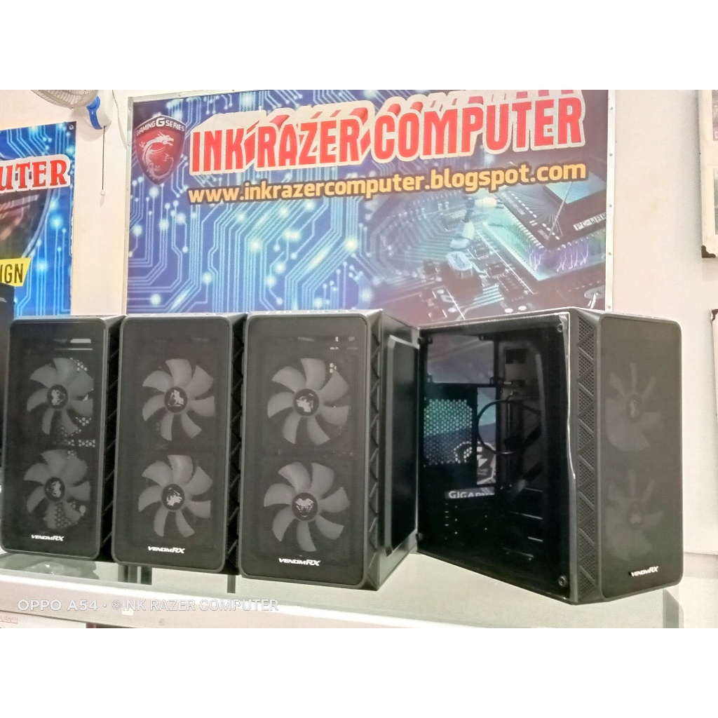 Jual Cassing PC RGB Apex Nova New Venom RX M-ATX Akrilik - FREE 2 Fan ...