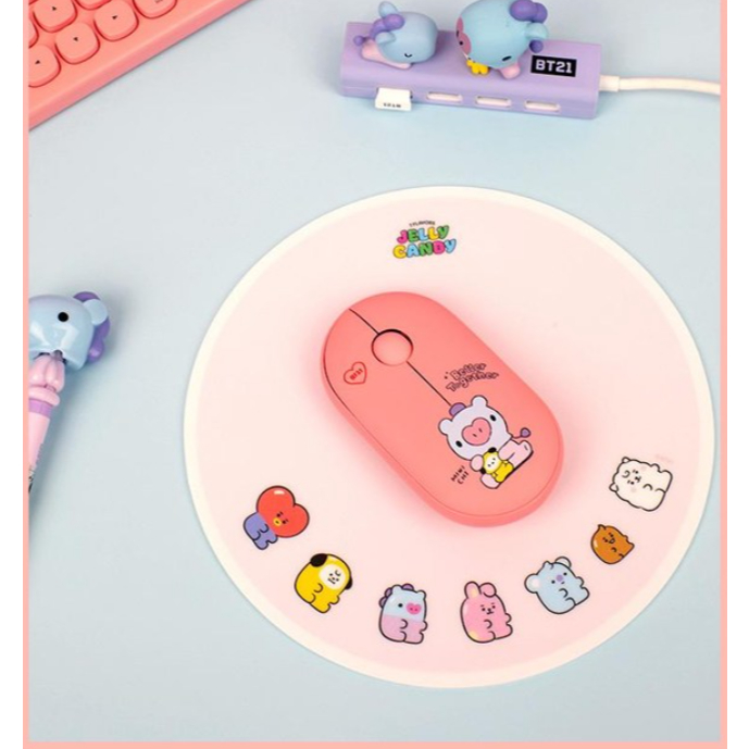 Jual READY STOCK MANG - BT21 Little Buddy Baby Wireless Mouse Multi ...