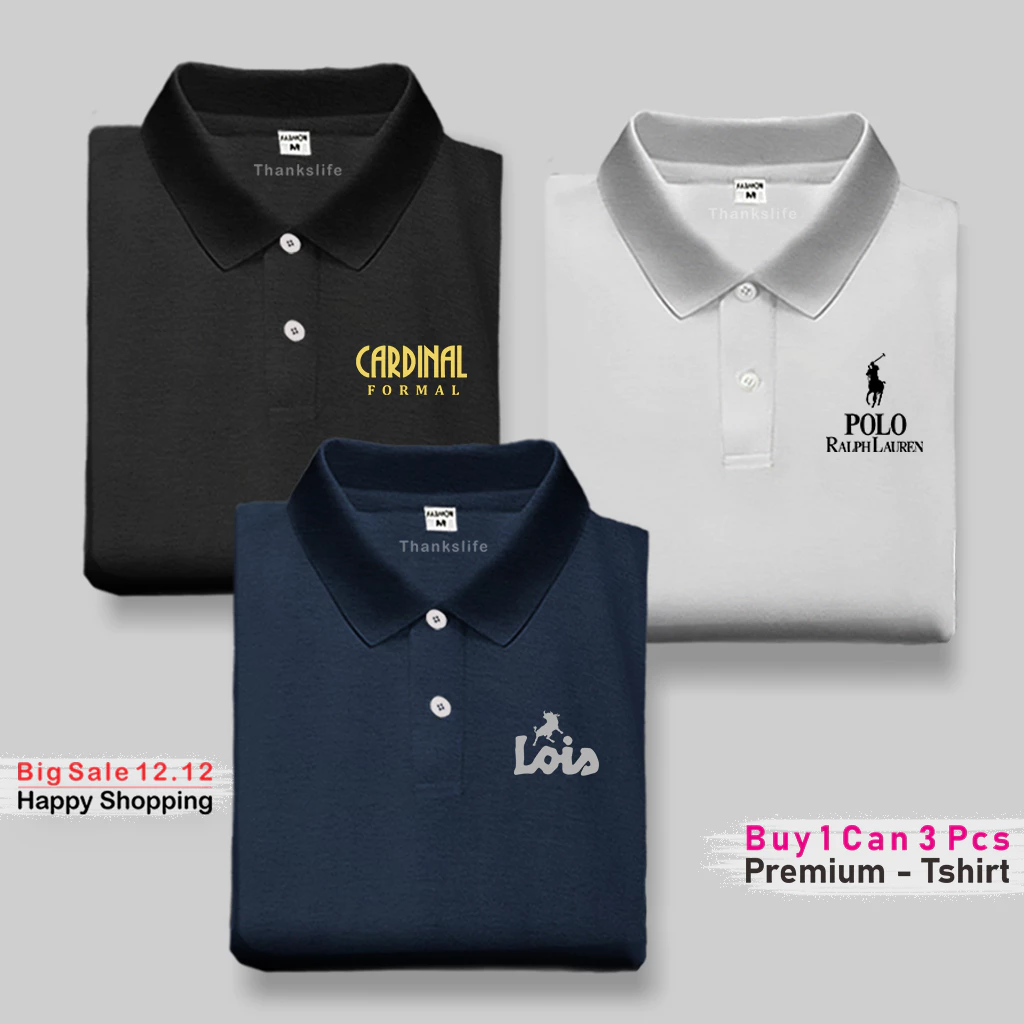 Detail kerah kaos polo loiz pria terbaru 2025