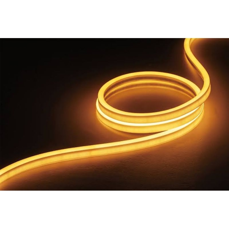 Jual Neon flex warna Kuning Golden terang bagus permeter aesthetic ...