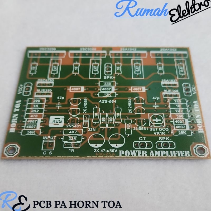 Jual PCB KIT POWER AMPLIFIER HORN TOA | Shopee Indonesia