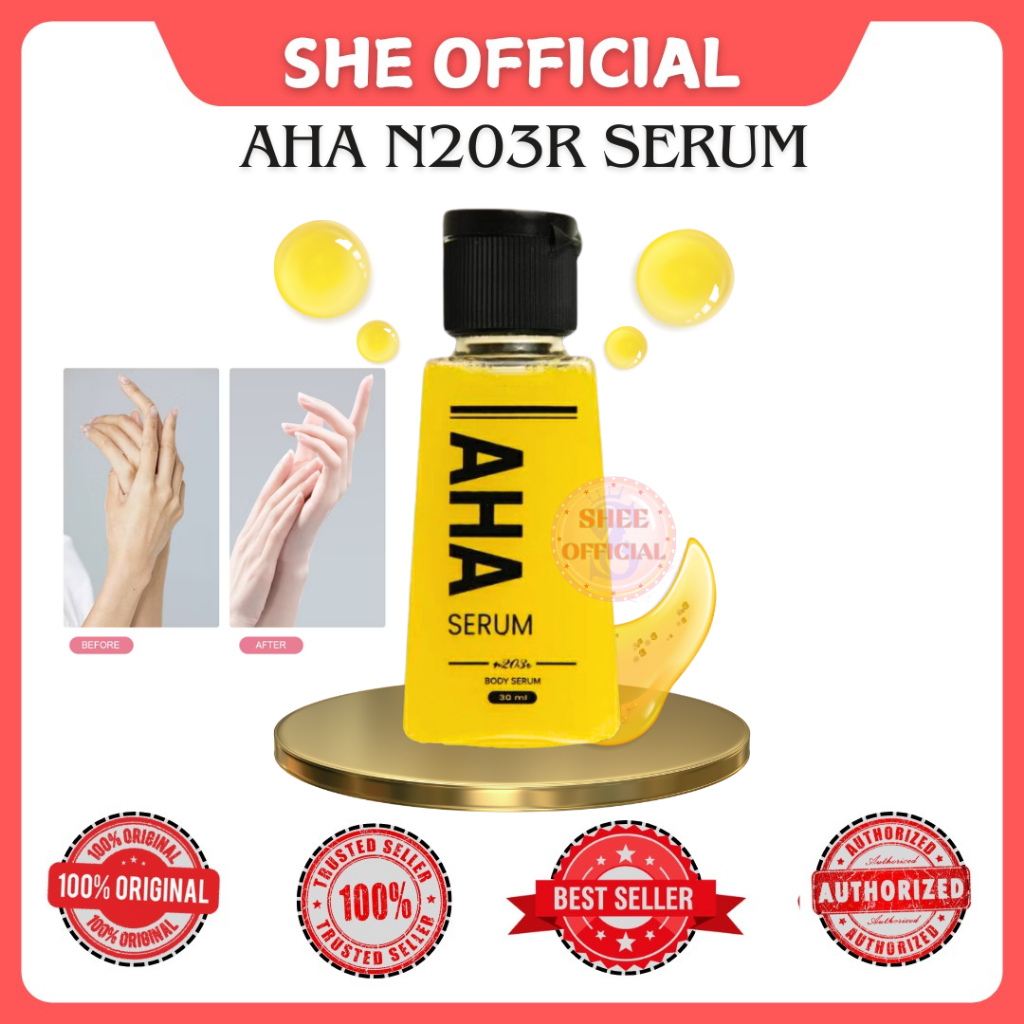 Jual AHA Whitening Body Serum Original 100% BPOM Memutihkan ...