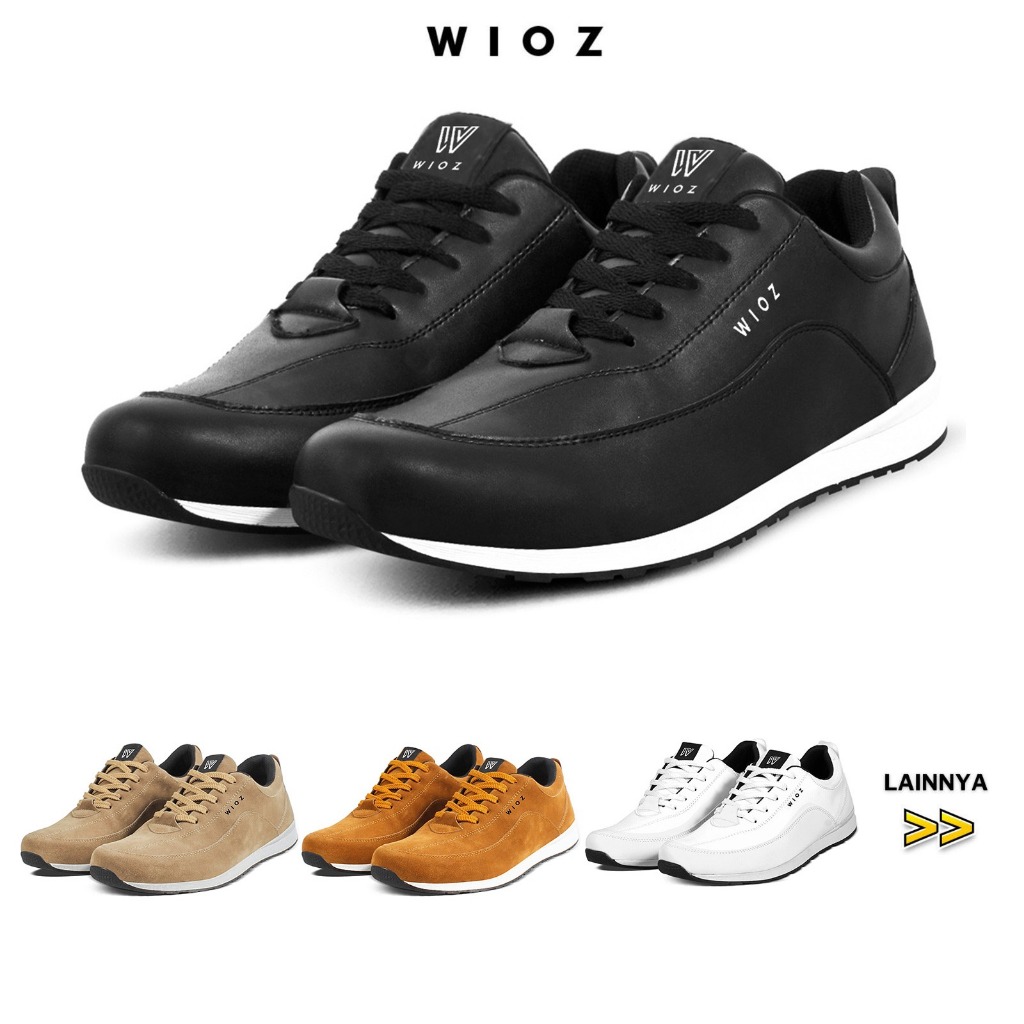 Jual Sepatu Sneakers Pria Brand Wioz W 42151 Casual Formal Sekolah