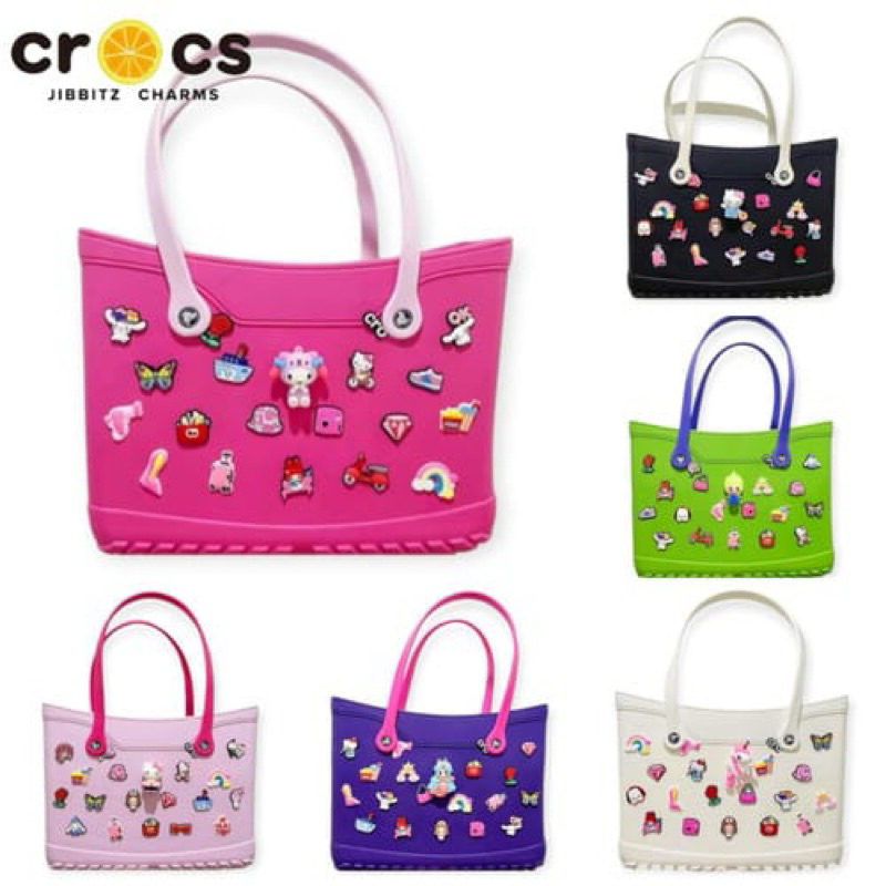 Jual Tas Crocs Tote Bag Jibbitz Handbag Crb001 | Shopee Indonesia