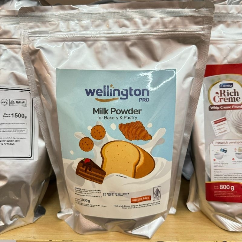 Jual Susu Bubuk Milk Powder WELLINGTON PRO 1kg 1 Kg Full Cream Bahan ...