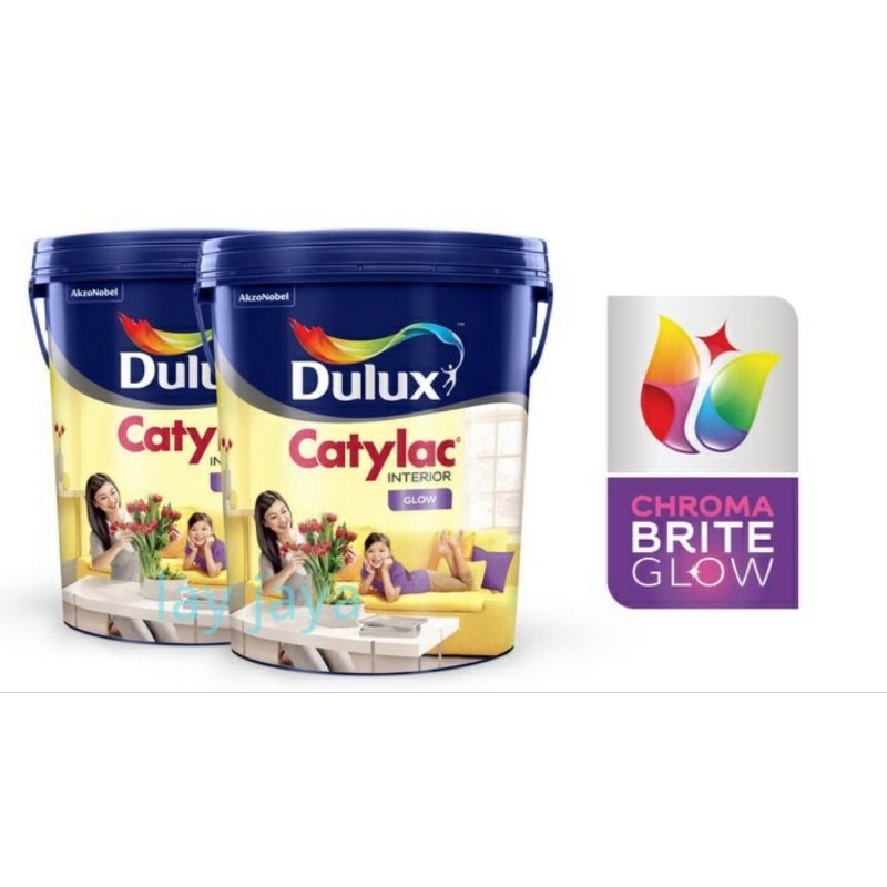 Jual Dulux Catylac Interior Glow Chroma Brite 44544 Chrysan White ...