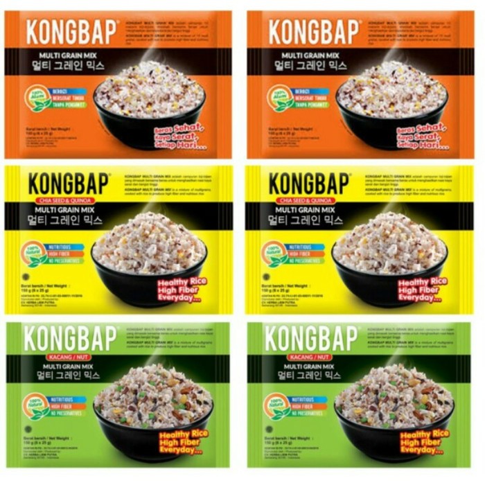 Jual Pelengkap Makanan Kesehatan Kongbap Nasi Multigrain Sehat Serat ...