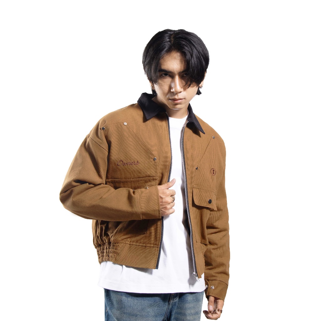 Jual Owners Work Jacket - Prism - Boxy Jaket Coklat Pria Wanita ...