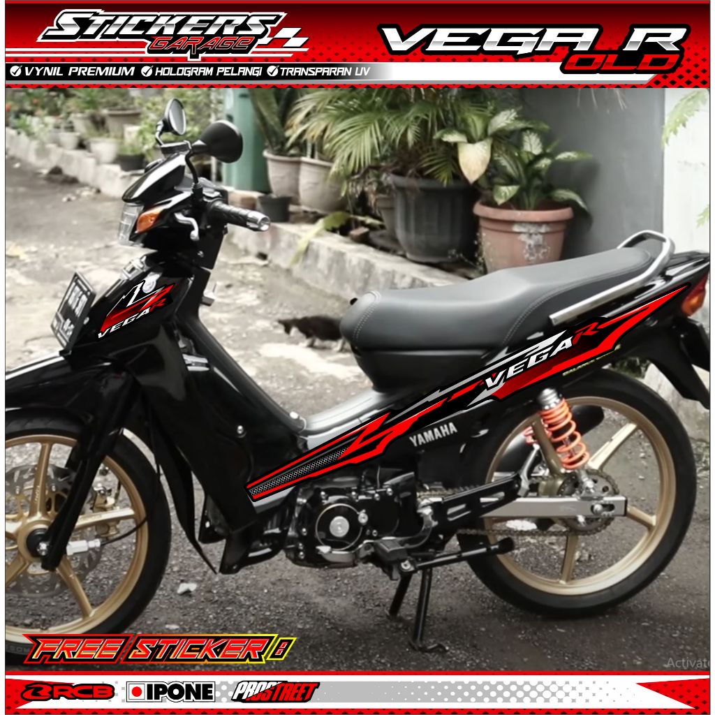 Jual STRIPING VARIASI YAMAHA VEGA R OLD / STICKER LIST VARIASI MOTOR ...