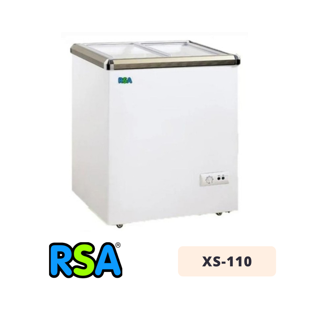 Jual Chest Freezer Box Sliding Rsa Xs-110 Freezer Sliding Kaca Flat ...