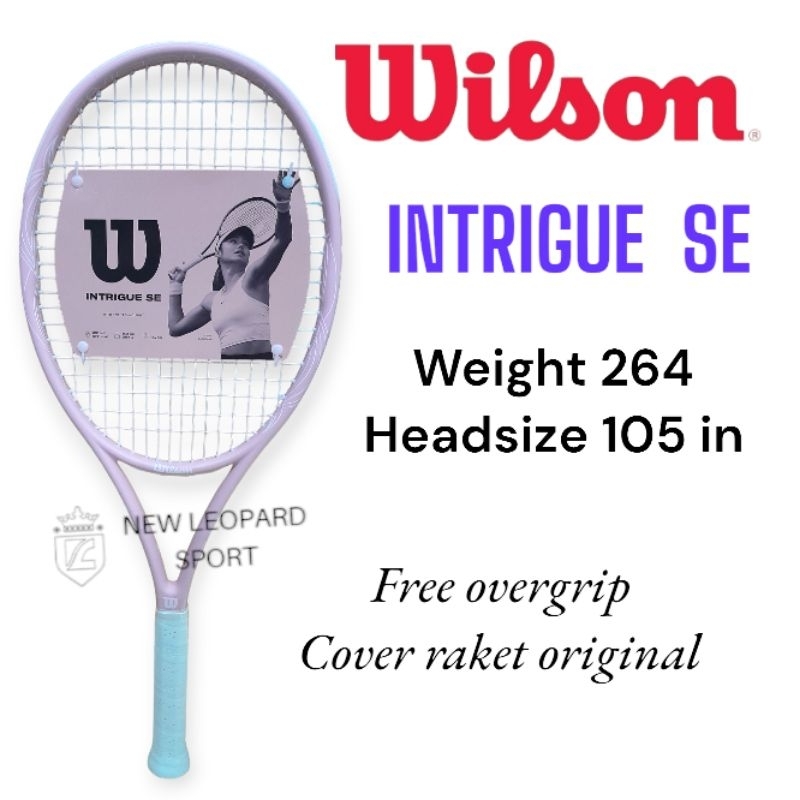 Jual Raket Tenis Wilson Intrigue SE 264 g Headsize 105 in / Tennis ...
