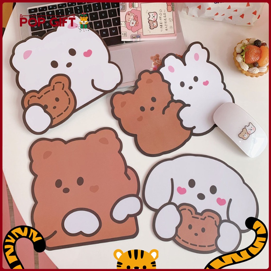 Jual Pg Mouse Pad Korean Style Bear Mouse Pad Motif Kartun Alas Mouse Anti Slip Tatakan Mouse 0822