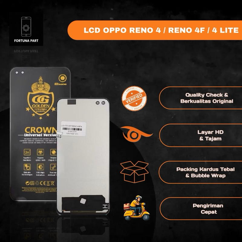 Jual LCD TOUCHSCREEN OPPO RENO 4 / RENO 4F / 4 LITE ORIGINAL FULLSET ...