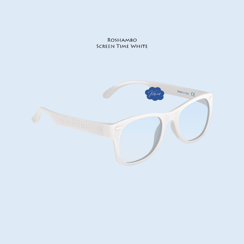 Jual Roshambo Screen Time Glasses White - Kacamata anti radiasi ...
