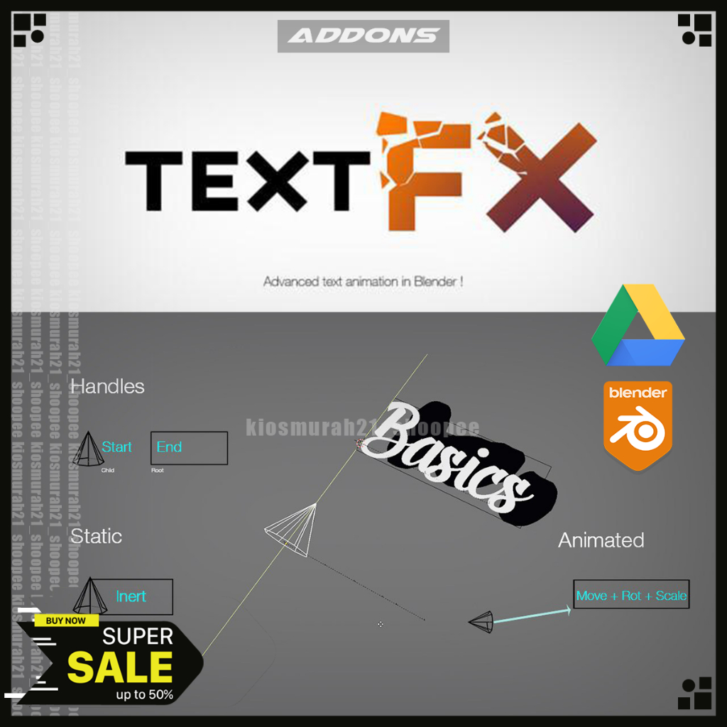 Jual Text Effects 3D Blender addons Plugin Terbaru Blender 3D | Shopee ...