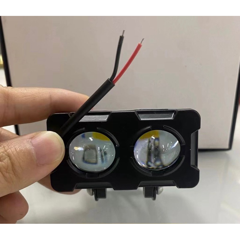 Lampu Tembak Sorot LED Laser 2 Mata Model Slim Lampu Sorot Led Lampu Tembak SQL 2 Mata Slim Lampu Tembak Led Motor Dan Mobil