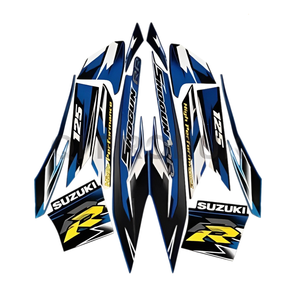 Jual STIKER STRIPING STANDART LIS BODY MOTOR SHOGUN RR 125 2008 ...