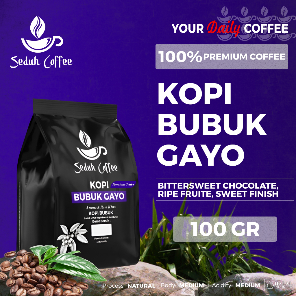 Jual SEDUH- Bubuk Kopi Bubuk Gayo 1kg Premium bergaransi 1000 gram